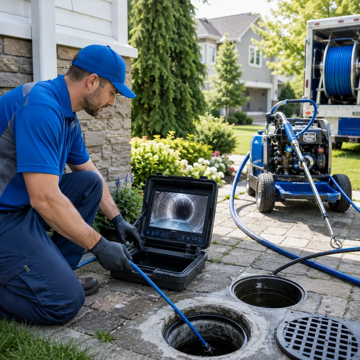 Outdoor drain cleaning professionals serving Braithwaite, LA